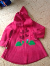Fleece-Kapuzenpulli m. Flockfolie